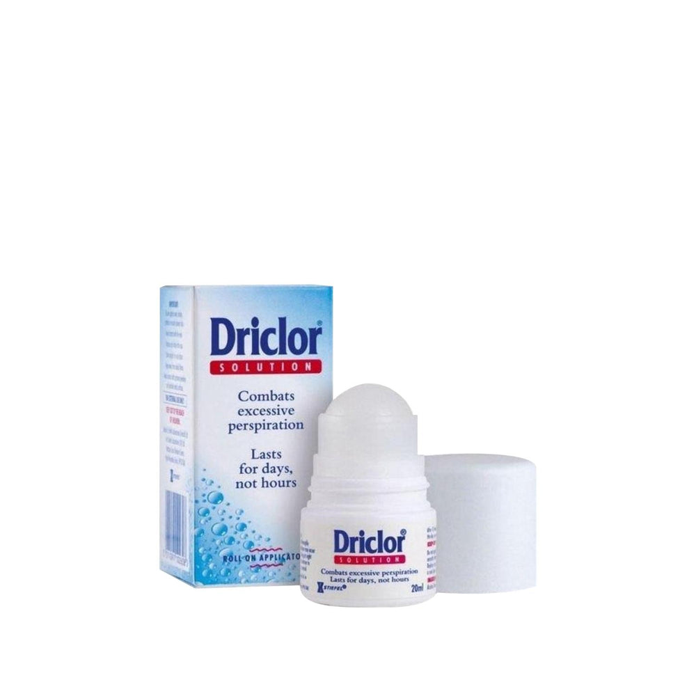 Driclor Antiperspirant Roll-On for Excessive Sweating - 20ml, Hyperhidrosis Treatment, Long-Lasting Dryness Driclor Antiperspirant Roll-On - Hyperhidrosis Solution antiperspirant roll-on, excessive sweating solution, hyperhidrosis treatment, Driclor antiperspirant, terleme karşıtı roll on, sweat control, dryness, confidence, personal care, hygiene, roll-on antiperspirant, hyperhidrosis relief