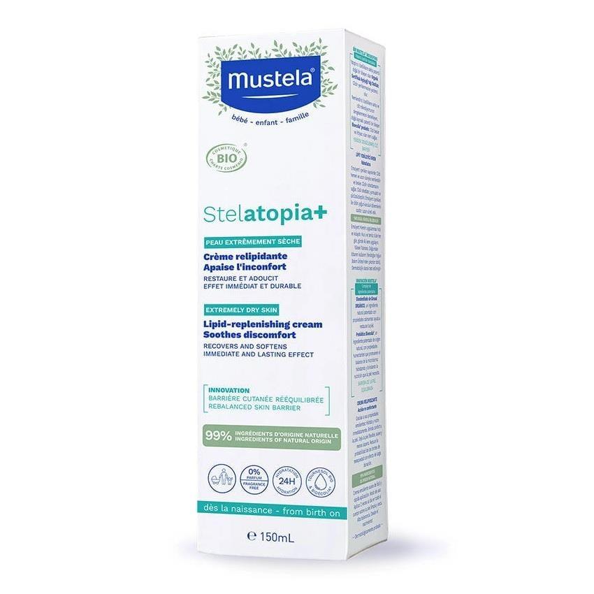 Mustela Stelatopia Moisturizing Cream for Sensitive Skin - 150ml Hydrating Relief for Dry, Irritated Skin - image 5
