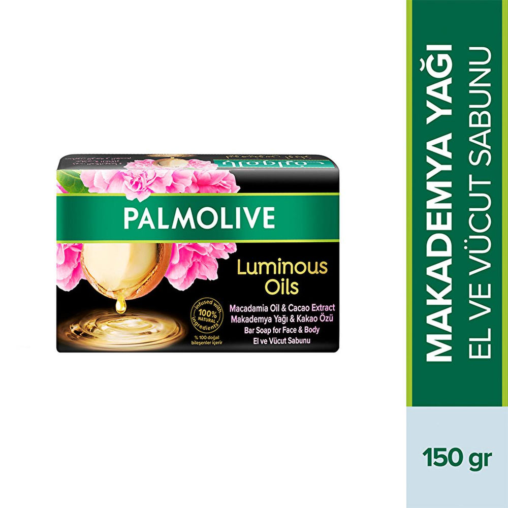 Palmolive Luminous Oils Makademya Yağı Yüz ve Vücut Sabunu - Gentle Skincare Soap with Makademya Oil & Fragrant - Toner