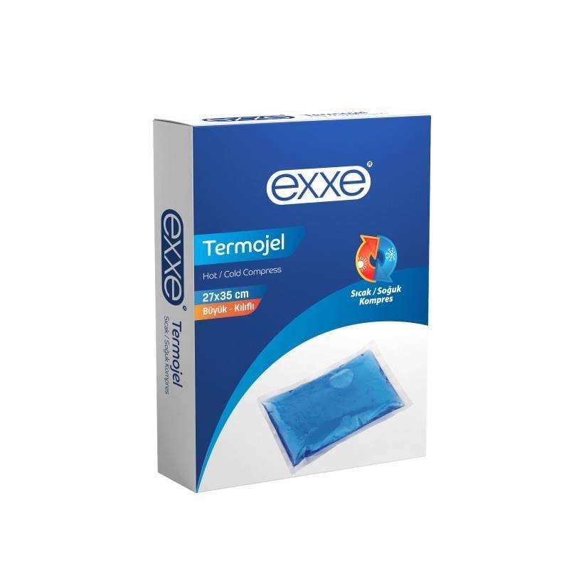 Exxe Hot-Cold Gel Compress with Cover - 10.63x13.78 inches - Reusable, Versatile Pain Relief for Muscle Aches & Injury Recovery Exxe Hot-Cold Gel Compress - Reusable Pain Relief hot cold gel compress, gel pack for pain relief, reusable hot cold therapy, muscle pain relief, injury recovery gel pack, Exxe, pain management, recovery tools, athletic recovery, muscle aches, joint pain, hot therapy, cold therapy, reusable gel pack, gel compress with cover