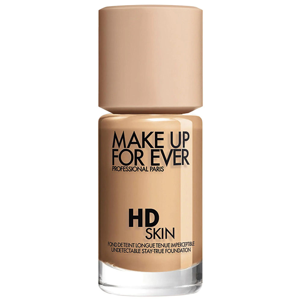 HD Skin Waterproof Natural Matte Liquid Foundation by Make Up For Ever - Long Lasting, Eco Friendly Packaging, Natural Finish HD Skin Liquid Foundation - Natural Finish, Waterproof & Eco Friendly liquid foundation, natural finish makeup, waterproof foundation, long-lasting makeup, sustainable beauty products, eco friendly cosmetics, makeup for normal skin, makeup for oily skin, makeup for combination skin, non-comedogenic foundation, chemical-free beauty products, recyclable packaging, medium coverage found
