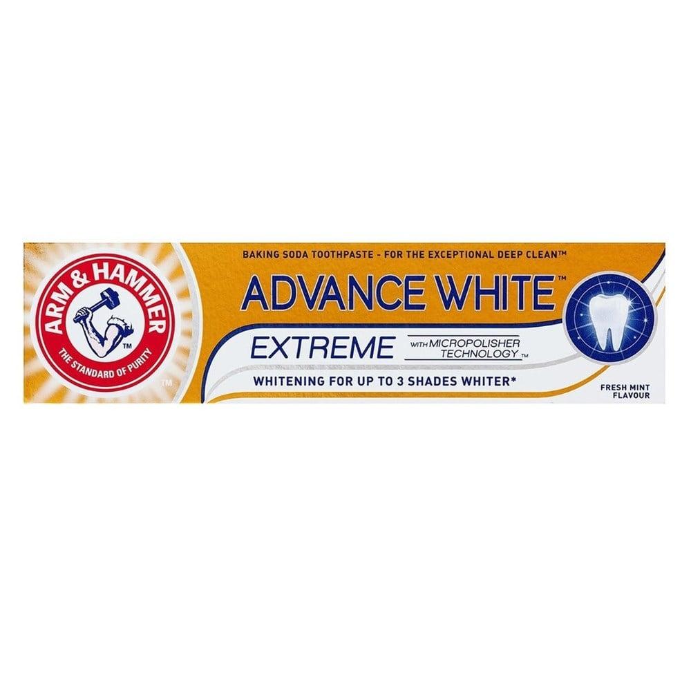 Arm & Hammer Advanced White Whitening Toothpaste for Adults - 2.54 fl oz, Baking Soda Formula Arm & Hammer Advanced White Toothpaste - 2.54 fl oz whitening toothpaste, baking soda toothpaste, Arm & Hammer toothpaste, adult oral care, teeth whitening oral hygiene, oral care products, daily oral hygiene, baking soda formula, sensitive teeth care, plaque protection, tartar control, fresh breath, healthy smile, cosmetic oral care