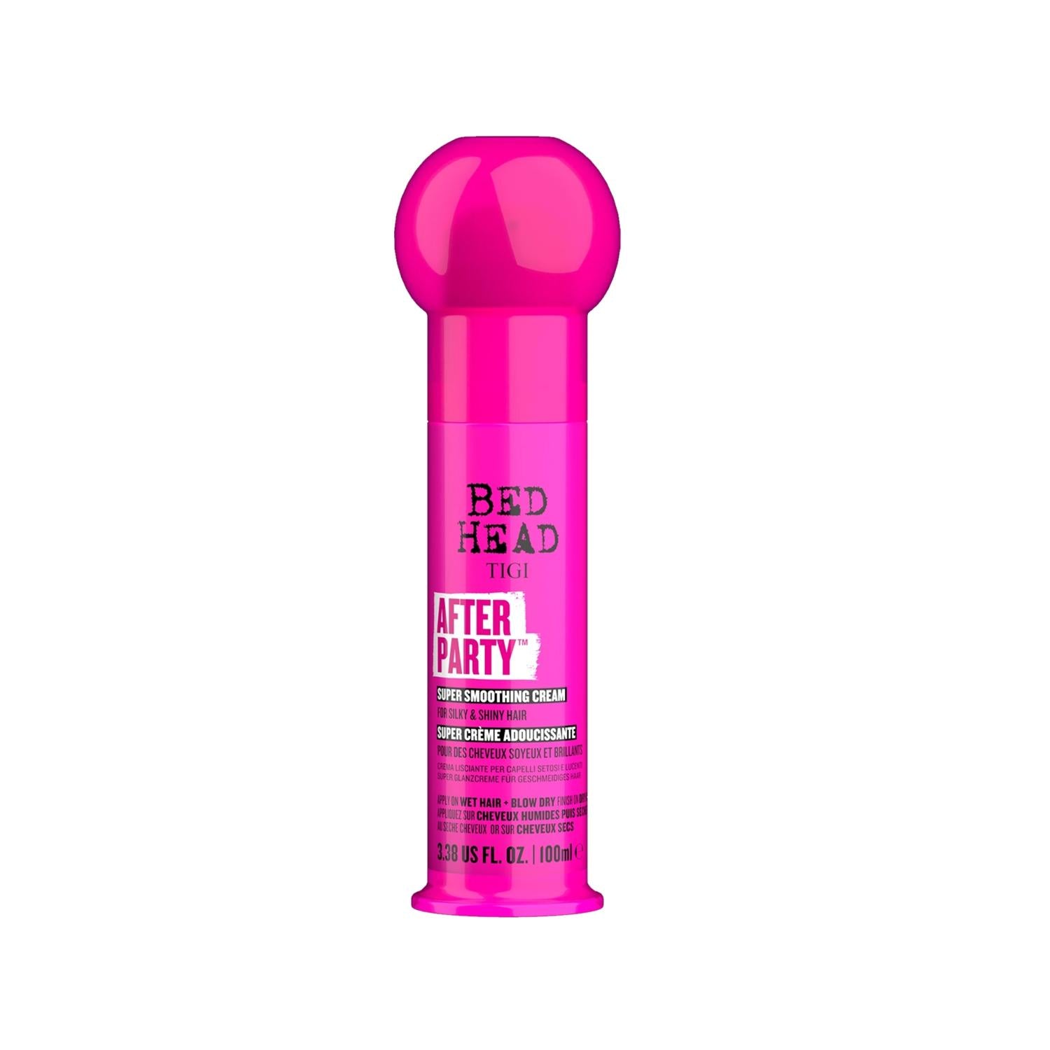 Tigi Bed Head After Party: Hair Smoothing Cream for Frizz Control & Intense Shine | Polished Finish, Travel-Friendly Tigi After Party: Hair Smoothing Cream | Frizz Control & Shine hair smoothing cream, anti-frizz cream, shine enhancing cream, Tigi After Party, hair finishing product, smooth hair cream, frizz control, hair shine serum, smoothing cream, frizz control cream, shine serum, hair product, hair care, styling product, travel size, frizz tamer, shine enhancer, polished hair, sleek hair, manageable ha