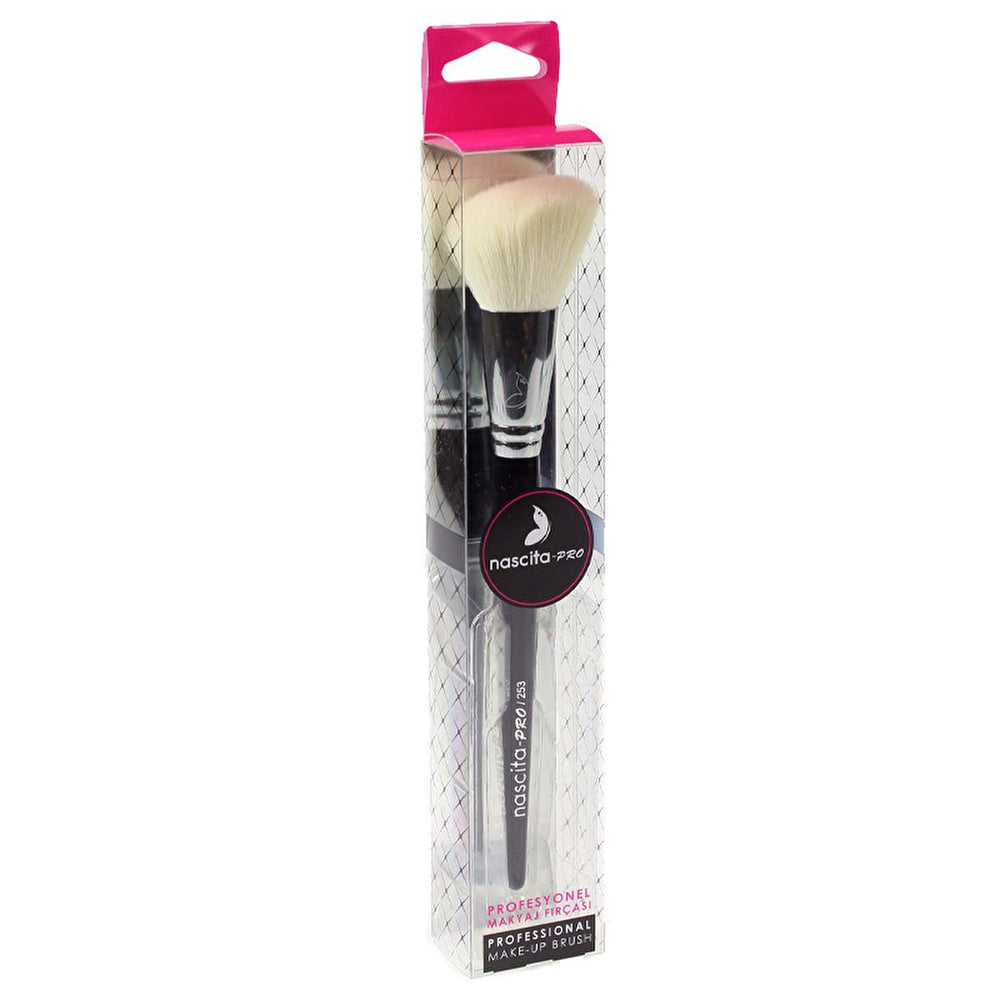 Nascita Pro Angled Blush Makeup Brush 253 - Precise Powder Application for a Natural Look - Blush