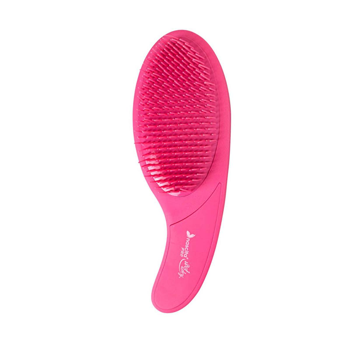 Nascita Pro Hair Brush - Pink Detangling Brush for All Hair Types - Gentle, Comfortable Hair Care Tool Nascita Pro Hair Brush - Pink Detangling Brush for All Hair Hair Brush, Nascita Pro Hair Brush, Pink Hair Brush, Detangling Brush, Hair Care Tool, Hair Care, Gentle Detangling, Comfortable Hair Brush, Long Bristles, Slanted Handle, Soft Bristle Tips, All Hair Types, Curly Hair, Coily Hair, Hair Styling, Hair Management