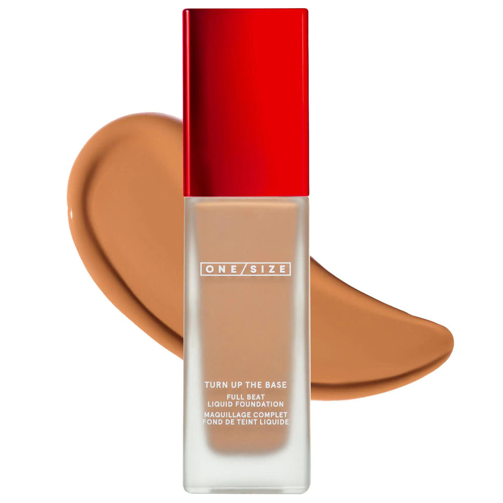 Turn Up the Base - Waterproof Liquid Foundation for Full Coverage | Vegan & Cruelty-Free Turn Up the Base Waterproof Foundation | Full Coverage & Vegan waterproof liquid foundation, full coverage foundation, vegan cruelty-free cosmetics, sweatproof makeup, matte finish foundation, long-lasting makeup, sensitive skin friendly, dermatologist-tested, non-comedogenic, liquid makeup, natural ingredients, cosmetics for active lifestyle