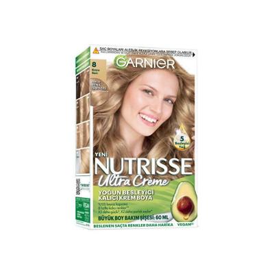 Garnier Nutrisse Intense Nourishing Permanent Hair Color 8 Dark Blonde | 60ML - image 7