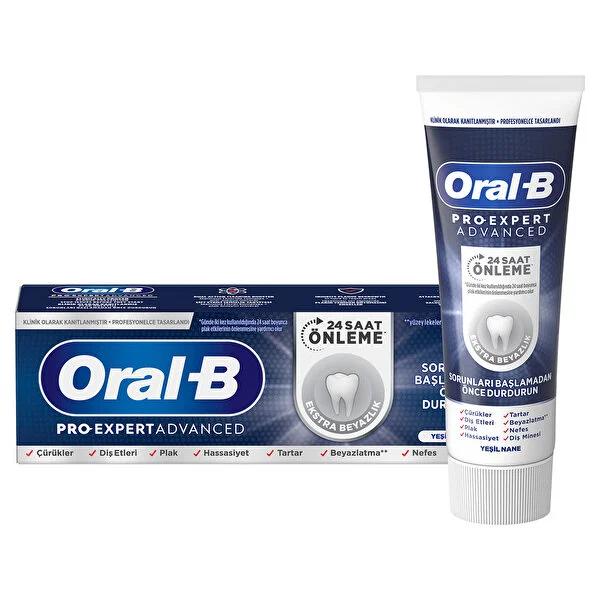 Oral B Pro Expert Advanced Extra Whitening Toothpaste - Clinically Proven for Oral Hygiene & Whiter Teeth Oral B Pro Expert Advanced Extra Whitening Toothpaste - Clinically Proven Oral B toothpaste, Pro Expert Advanced toothpaste, extra whitening toothpaste, oral hygiene products, clinically proven toothpaste, green mint toothpaste, whitening oral care, professional oral care, dental hygiene products