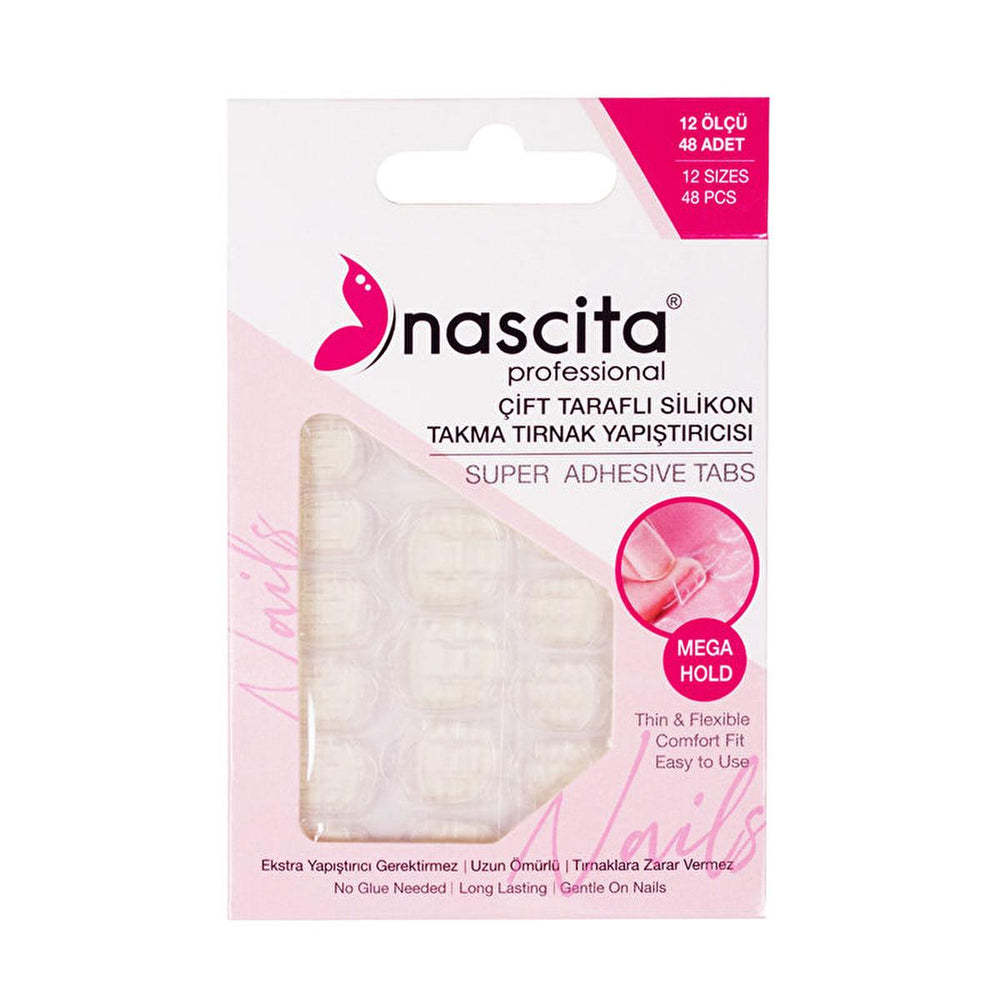 Nascita Nail Adhesive - Double-Sided Silicone for Artificial Nail Application - Hair Accessories