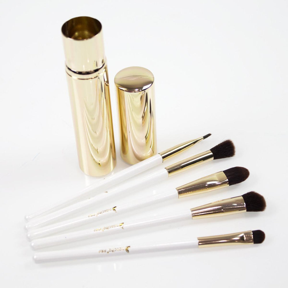 Nascita Pro 5-Piece Makeup Brush Set - Soft, High-Quality Brushes for Travel and Professional Use - view 4