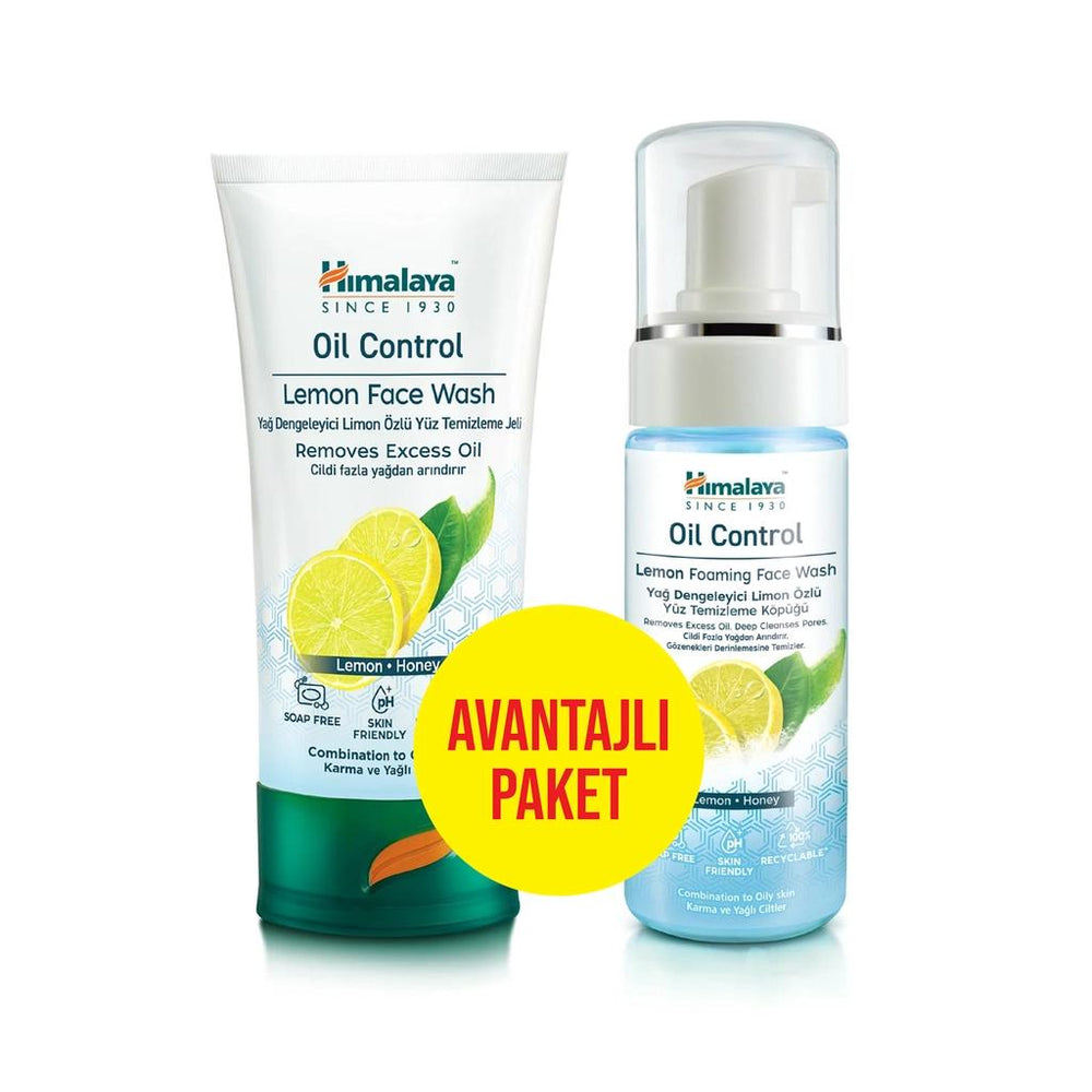 Himalaya Oil Control Face Wash Foam & Gel Duo 150 ml