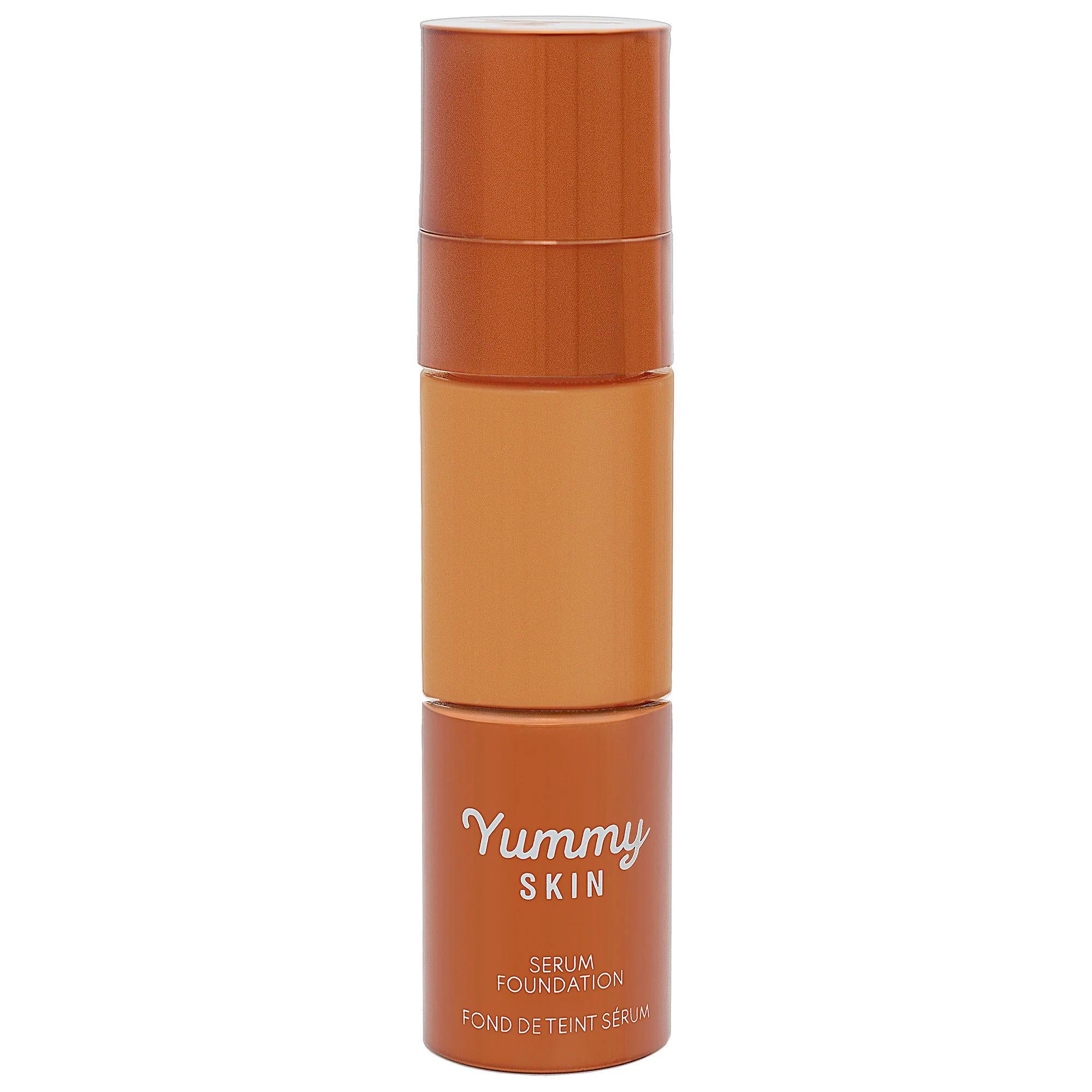 Yummy Skin Serum Foundation - Skincare-Hybrid Foundation for Natural-Looking Coverage Yummy Skin Serum Foundation - Natural Coverage &amp; Skincare skincare-hybrid foundation, natural-looking coverage, hydrating foundation, clean beauty products, vegan cosmetics, liquid foundation, medium coverage, buildable coverage, Jojoba Oil, Hyaluronic Acid, Olive-Derived Squalane, cruelty-free, gluten-free, refillable packaging, everyday wear, long-lasting foundation, comfortable foundation