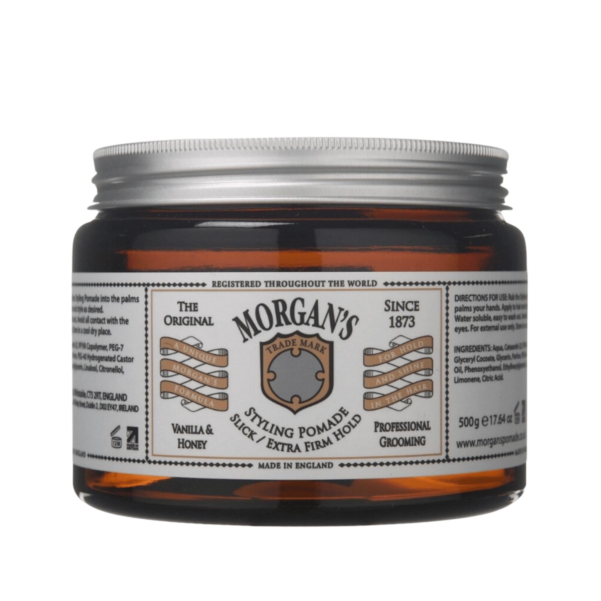 Morgan's Pomade Vanilla &amp; Honey Extra Firm Hold Pomade 500g