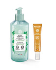 Karma Skincare Set for Oily Skin - Deep Cleansing & Sun Protection - SPF 50+ Anti-Shine Karma Skincare Set - Oily Skin Solution skincare set for oily skin, cleansing gel for combination skin, SPF 50+ sunscreen, anti-shine sun protection, oil control skincare routine, skincare for oily skin, combination skin care, sun protection cream, deep cleansing face wash, lightweight skincare products