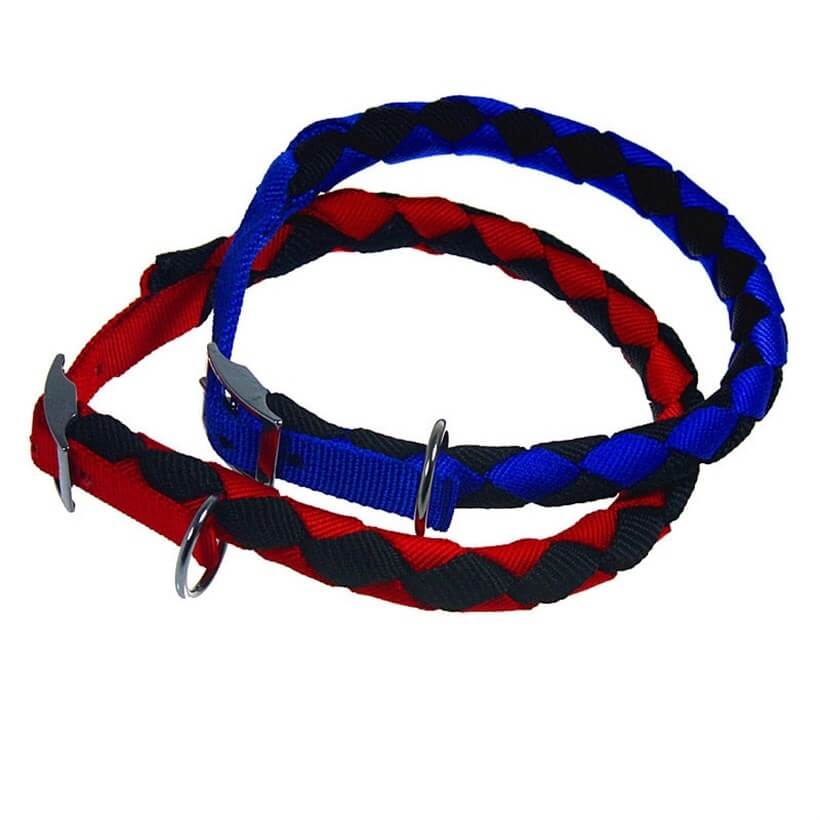Karlie Art Nova Plus Dog Collar XS 30 cm Red/Black - Padded Nylon