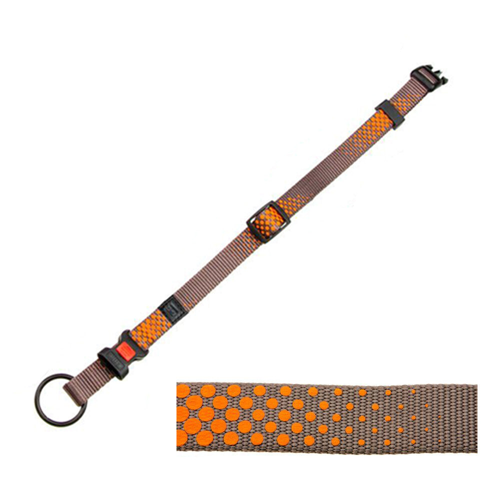 Karlie Adjustable Dog Collar Orange 30-45cm 15mm