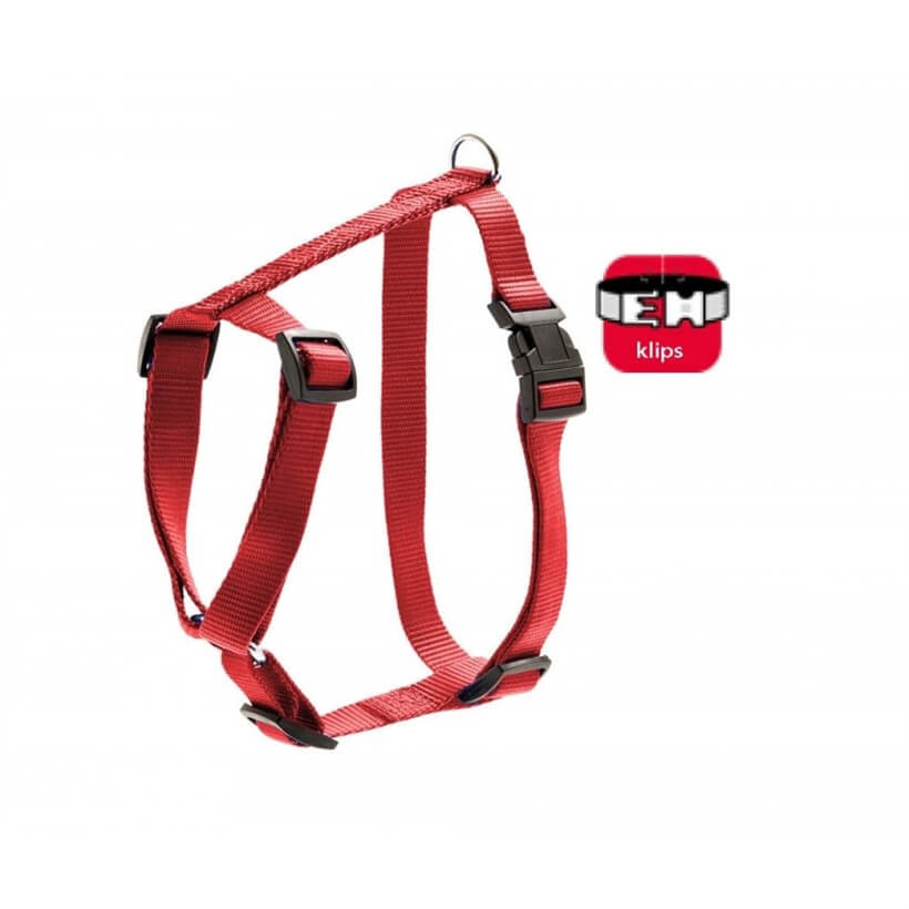 Karlie Basic Locking Dog Harness Durable Nylon Red 90-120 cm