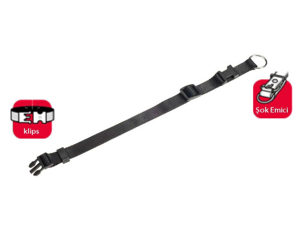 Karlie Adjustable Nylon Dog Collar with Tension Relief 40-55cm