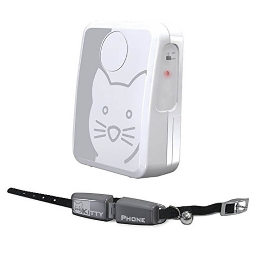 Karlie Kitty Phone Cat Doorbell Receiver Alert System with Collar Transmitter