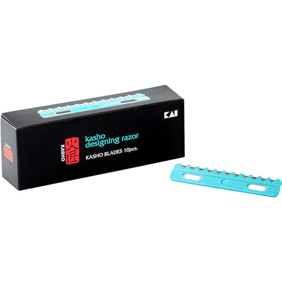 Kasho Hair Designing Razor Replacement Blades 10 Count