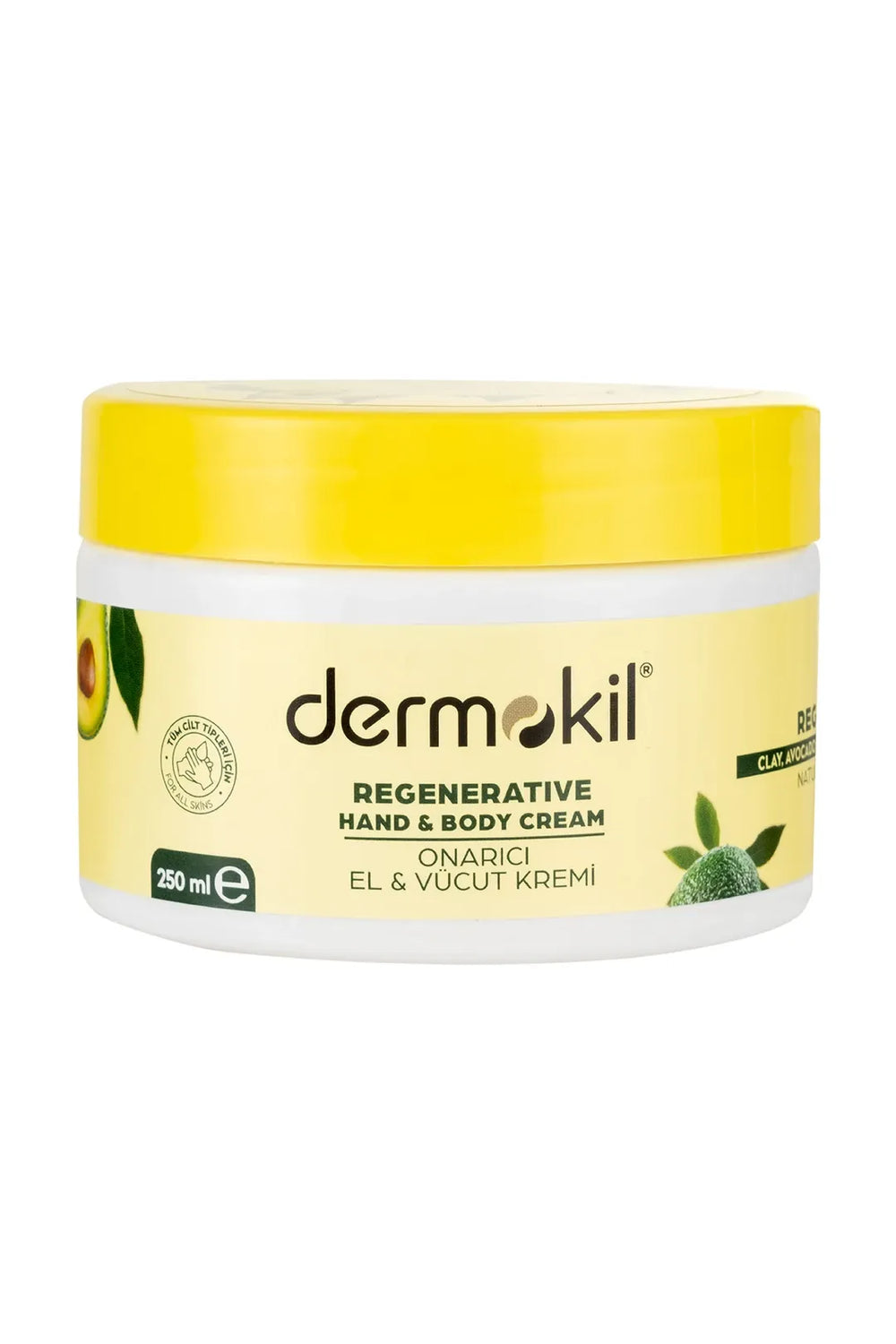 Dermokil Avocado Oil Hand and Body Cream for Deep Moisture 250 ml