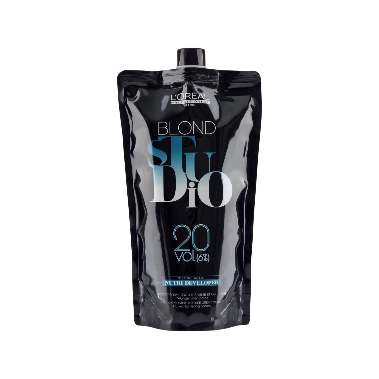 Loreal Professionnel Paris Blond Studio Oksidan %6 20 Vol. 1000 ml - Professional Hair Coloring Developer Loreal Professionnel Paris Blond Studio Oksidan %6 20 Vol. 1000 ml Loreal Professionnel Paris, Blond Studio Oksidan, 20 Volume hair developer, 1000 ml hair care product, Professional hair coloring, hair developer, hair coloring, hair bleaching, professional hair care, hair treatment