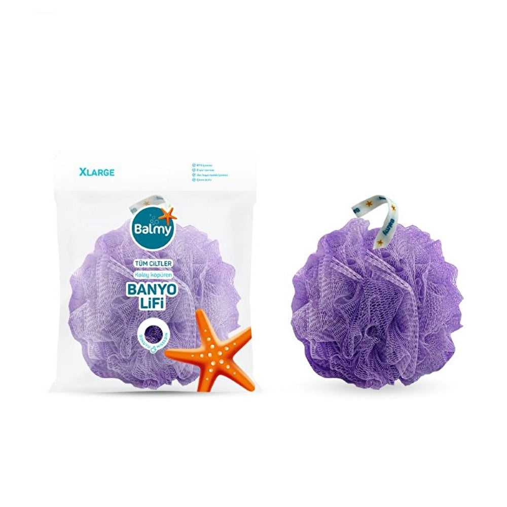 Balmy Banyo - Assorted Colors Loofah Bath Sponge, BPA Free, REACH Compliant - view 8