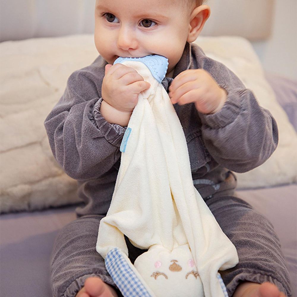 Babyjem Soft Teething Toy and Sleep Companion for Infants - Machine Washable, 0-18 Months, Cotton-Polyester - Baby Care