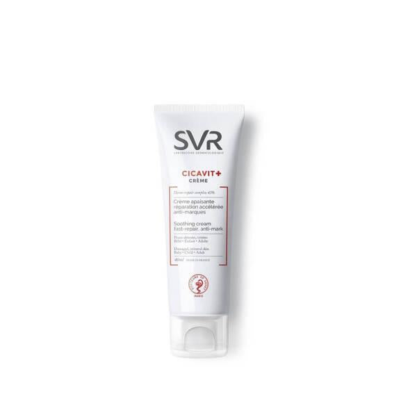 SVR Cicavit+ Skin Repair Cream: Soothe Irritation, Prevent Scars, Gentle Healing for Face, Babies, Kids, Adults - 40ml SVR Cicavit+ Skin Cream: Repair & Prevent Scars | Gentle Healing skin repair cream, irritated skin treatment, scar prevention cream, gentle skincare, baby skin irritation, cicatrizing cream, skin healing cream, face irritation relief, skin cream, skin repair, scar prevention, gentle skin care, baby skin, children's skin, adult skin, non-greasy, face cream, family skincare, skin irritation, 