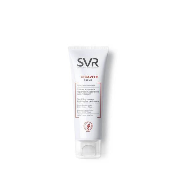 SVR Cicavit+ Creme: Intensive Redness Relief & Skin Repair Cream | Hypoallergenic, Fragrance-Free for Sensitive, Damaged Skin (1.35 fl oz) - image 3