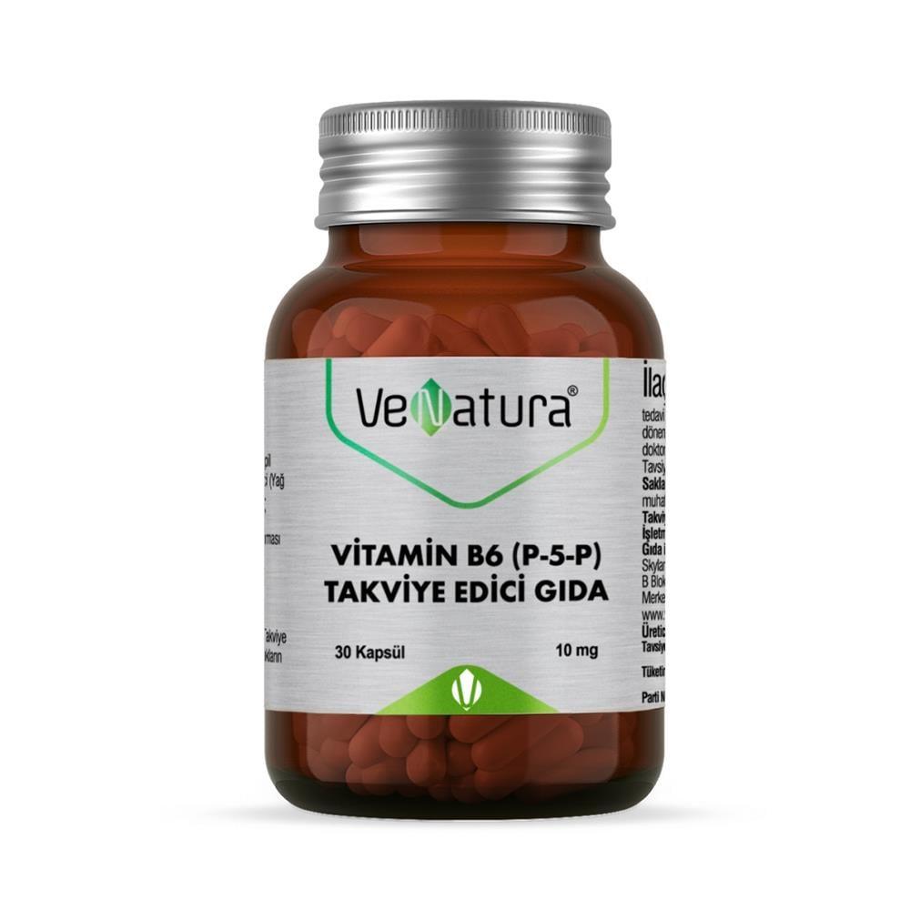 VeNatura Vitamin B6 (P-5-P) - 10 mg | 30 Capsules - image 3