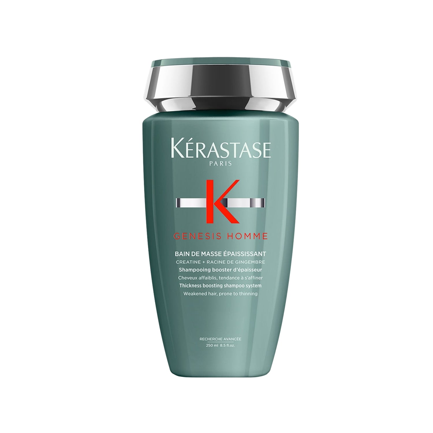 Kerastase Genesis Homme Thickening Shampoo 250ml - Strengthens Hair | Moisturizing Formula - Image #1