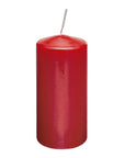 Rubin Licht Red Pillar Candle for Home Decor 120x60mm