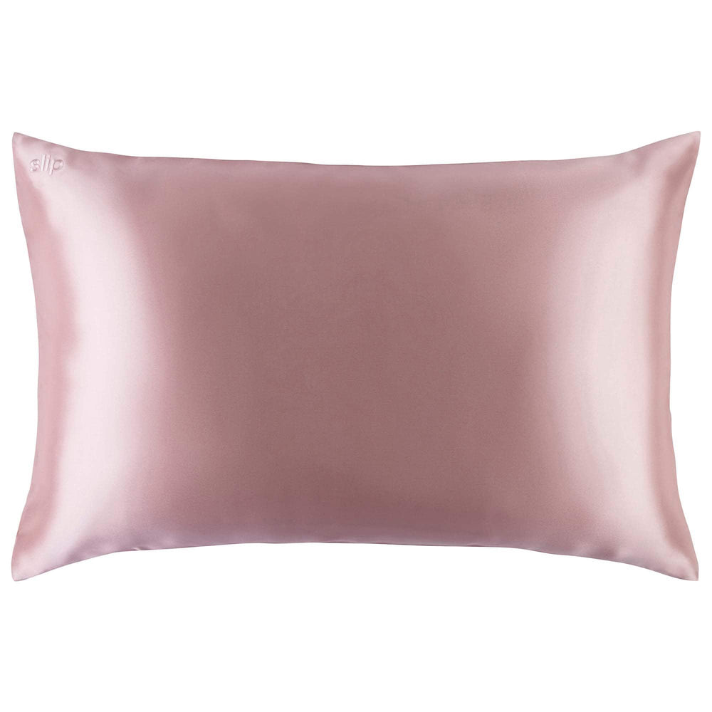 Slip Silk Pillowcase - Standard/Queen, Anti-Aging, Anti-Bedhead, Hypoallergenic Bedding Slip Silk Pillowcase - Anti-Aging & Anti-Bedhead silk pillowcase, anti-aging pillowcase, anti-bedhead pillowcase, hypoallergenic bedding, mulberry silk sleep products, luxurious sleep, beauty sleep, skin care, hair care, Slip, Standard/Queen size, dermatologist recommended, clinically tested