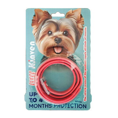 Kinven Dog Flea and Tick Repellent Collar Red 60cm