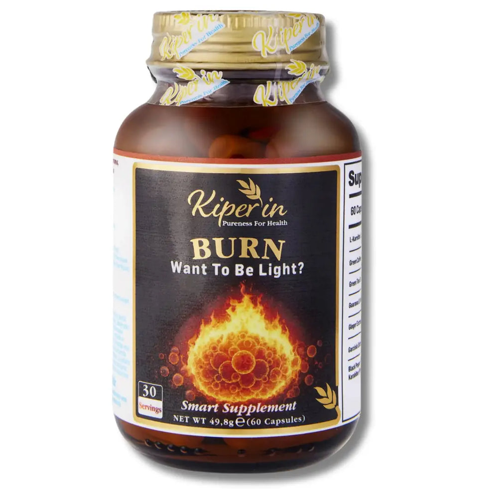 Kiperin Burn L-Carnitine and Green Tea Supplement 60 Capsules