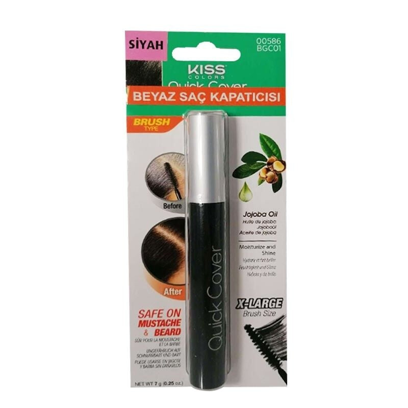 Kiss Quick Cover Root Touch-Up Mascara Black 7g