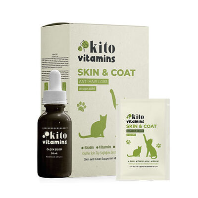 Kito Skin & Coat Cat Multivitamin for Shiny Fur 50 ml
