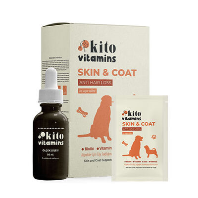 Kito Skin & Coat Dog Multivitamin for Shiny Fur 50 ml