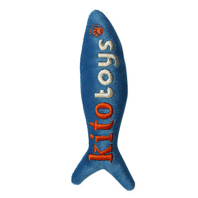 Kito Fish Plush Cat Toy Soft Hunting Instinct Support