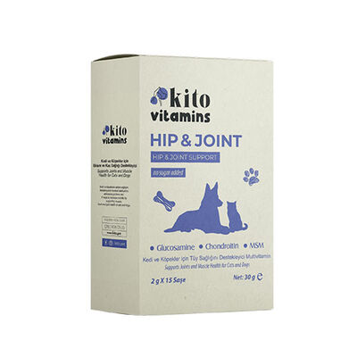 Kito Hip & Joint Multivitamin Powder for Cats & Dogs 2x15g
