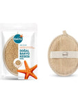 Balmy Kabak Natural Exfoliating Bath Mitt for Oily Skin - Dual-Sided, 100% Pumpkin Fiber - view 4