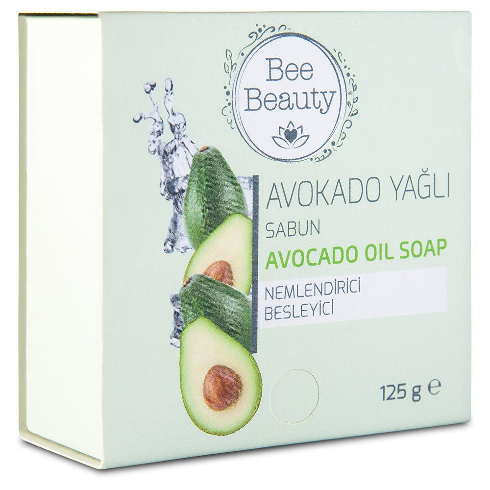 Bee Beauty Avocado Oil Soap Bar - Moisturizing, Gentle Cleansing for Dry Skin - Natural Skincare Soap - Soap