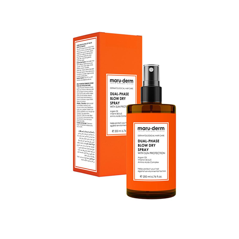 Maruderm Heat Protective Hair Serum with Argan Oil - Dual-Phase Formula for Shiny, Protected Hair - view 2