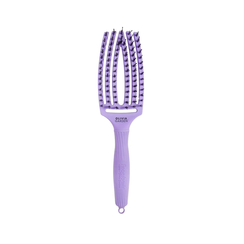 Olivia Garden Fingerbrush Care Iconic Boar Nylon Lavender M - Gentle Oral Care for Children & Sensitive Teeth Olivia Garden Fingerbrush - Gentle Oral Care Fingerbrush, Oral care for children, Gentle toothbrush, Boar bristle toothbrush, Nylon bristle toothbrush, Olivia Garden Fingerbrush, Children's oral care, Sensitive teeth care, Gentle gum care, Soft bristle toothbrush, Manual toothbrush, Children's dental care, Oral hygiene for kids, Sensitive mouth care
