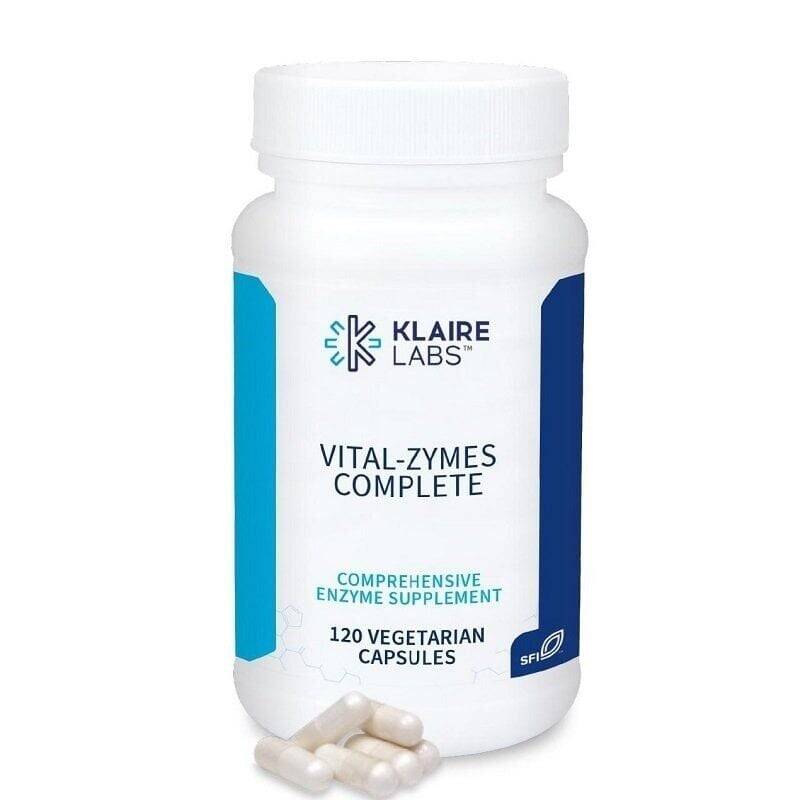 Klaire Labs Vital-Zymes Complete Digestive Support 120 Capsules
