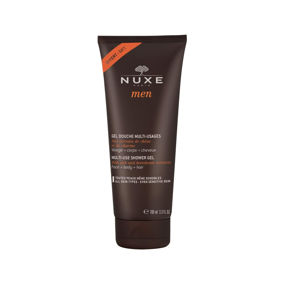 Nuxe Men Multi-Use Shower Gel: Simplify Your Routine with this Travel-Friendly, High-Quality Men's Body & Hair Wash (100ml) Nuxe Men Shower Gel: Travel-Size Multi-Use Body & Hair Wash men's shower gel, multi-use shower gel, Nuxe Men shower gel, travel size shower gel, men's body wash, men's hair and body wash, shower gel for men, 100ml shower gel, shower gel, men's body cleanser, hair cleanser, body wash, travel shower gel, Nuxe, Men's grooming, skincare, multi-purpose, affordable, convenient, personal care