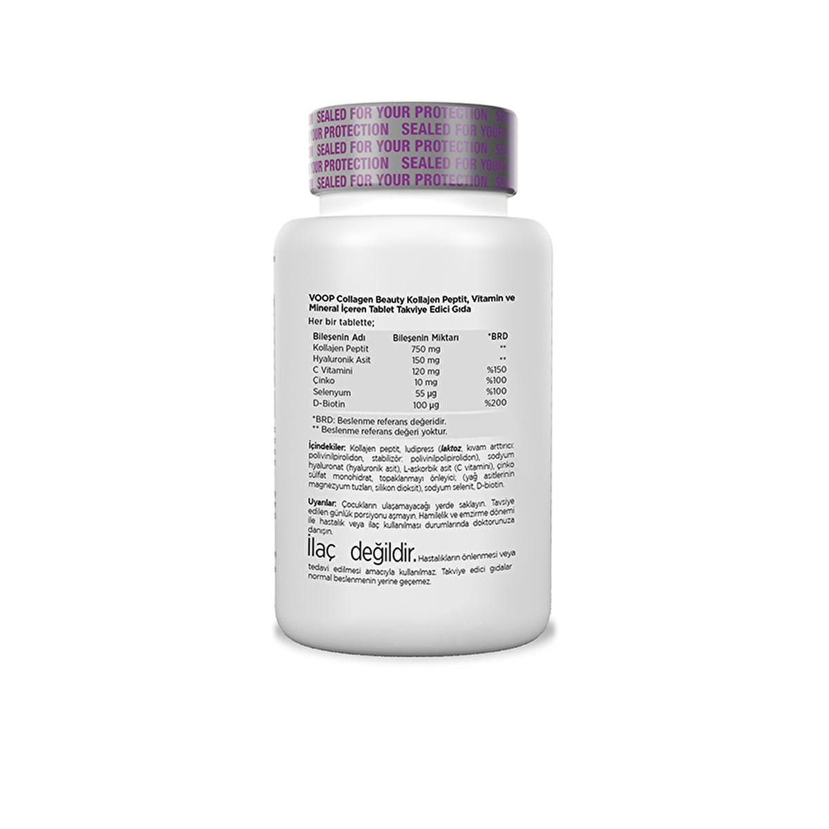 Voop Collagen Beauty: Kollajen Peptit, Vitamin & Mineral Supplement - 30 Gluten-Free Tablets for Radiant Skin, Healthy Hair & Nails Voop Collagen Supplement: Beauty, Skin & Hair | Gluten-Free collagen supplement, beauty collagen, kollajen peptit, vitamin supplement, mineral supplement, gluten-free collagen, collagen tablets, skin health supplement, hair and nail supplement, collagen, beauty, vitamins, minerals, gluten-free, skin elasticity, wrinkle reduction, hair growth, nail growth, immune support, bone h