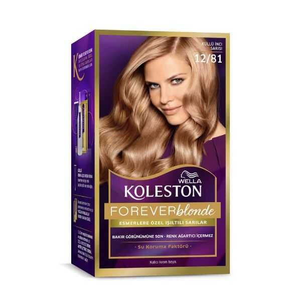 Koleston Permanent Hair Dye Kit 12/81 Ash Pearl Blonde