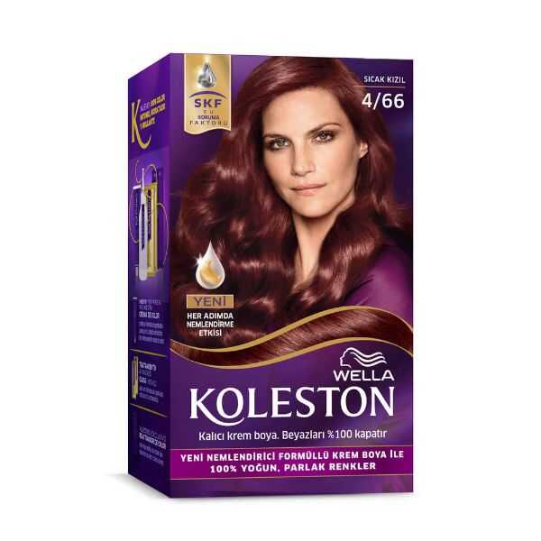 Koleston Kit Hair Color 4/66 Intense Red